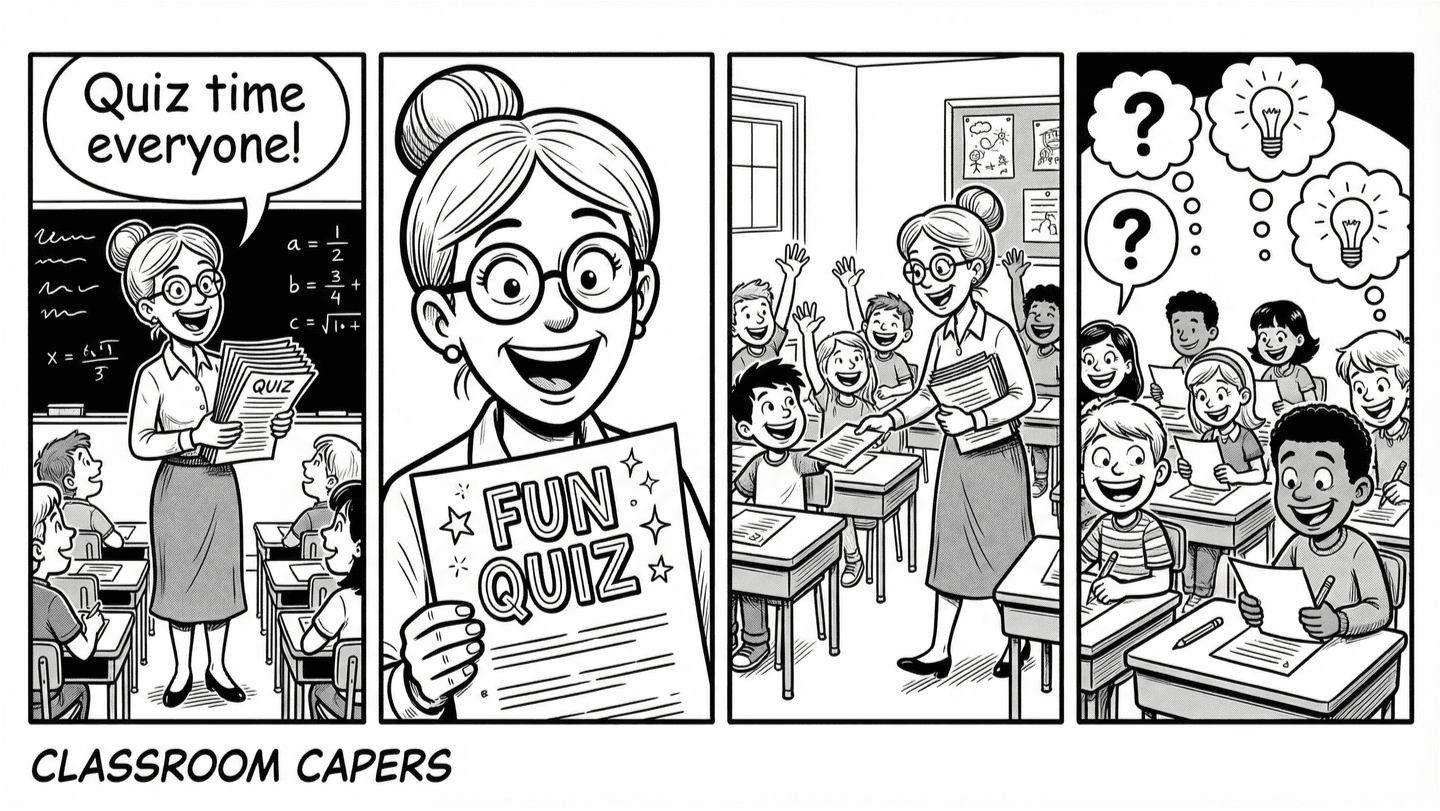 MOTAT test creation interface showing AI-powered question generation